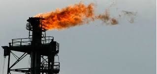 Gas flaring in oil fields